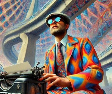 Peter beneath the flyover